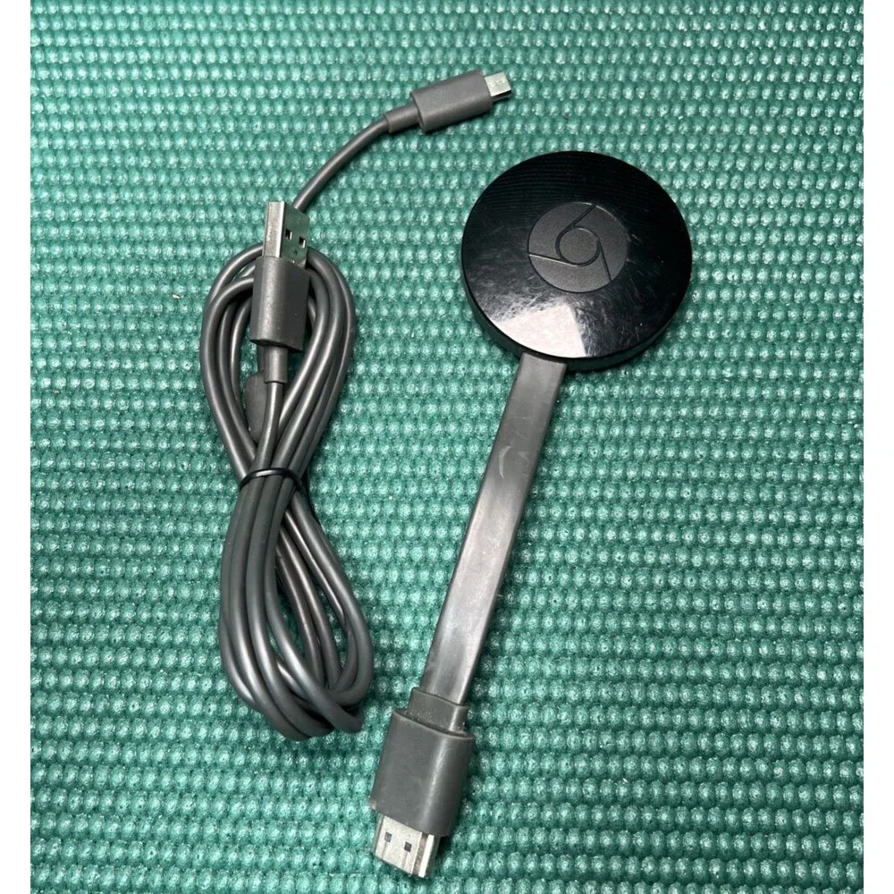 Google Chromecast 2nd Generation 1080p HDMI Streaming Media Player Black
